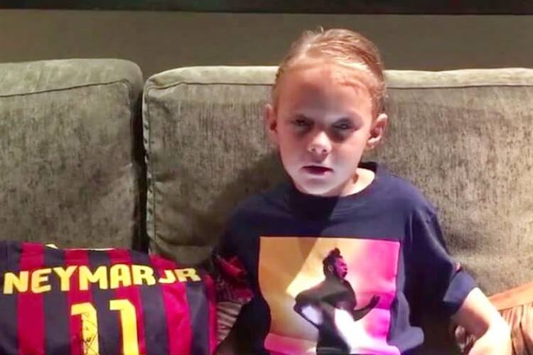 Filho de Neymar vira estrela de campanha promocional na web