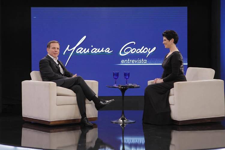 Com João Doria, ‘Mariana Godoy Entrevista’ registra maior audiência do ano