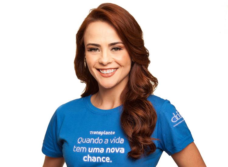Juliana Silveira abraça campanha de doação de órgãos no Brasil