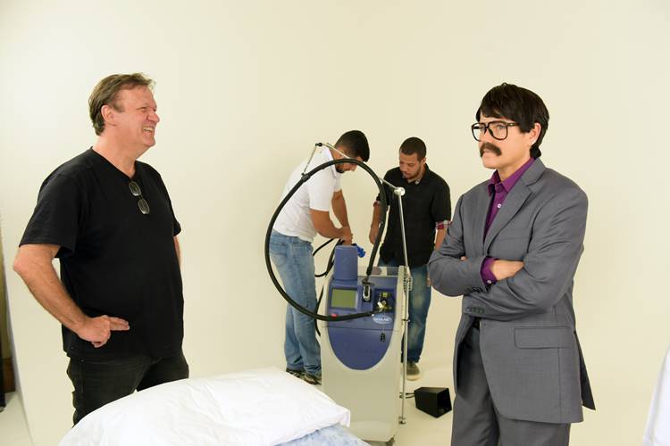 Xuxa grava comercial Blad Meneghel/Divulgação