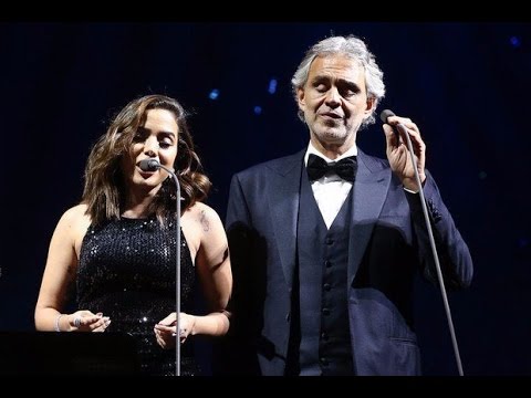 Após polêmica, Anitta canta com Andrea Bocelli em São Paulo