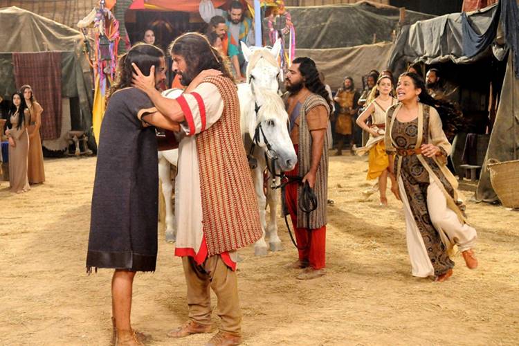 A Terra Prometida - Calebe se emociona Munir Chatack/Record