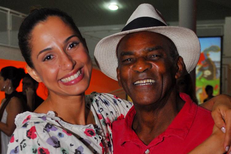 Camila Pitanga e Antonio Pitanga TV Globo / Zé Paulo Cardeal