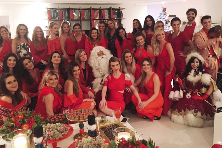 Famosas na festa de Andrea Guimarães Reprodução/Instagram