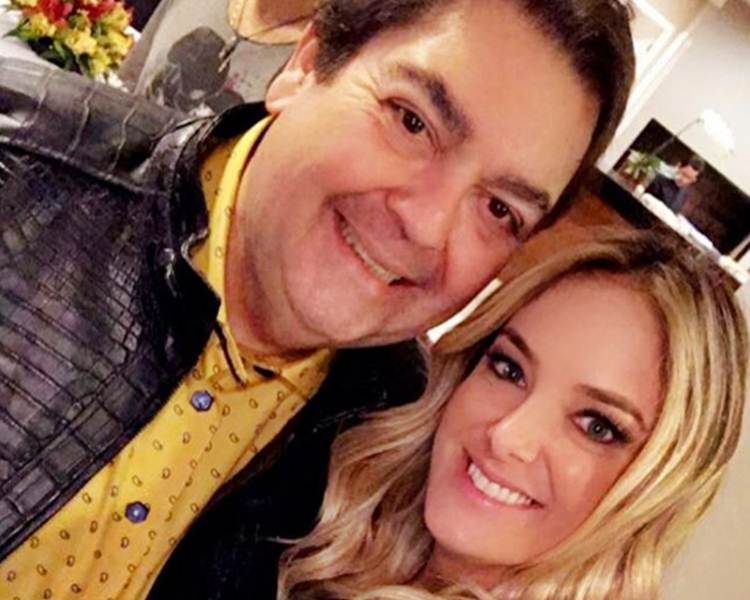 Ticiane Pinheiro compartilha selfie com Faustão e elogia o apresentador