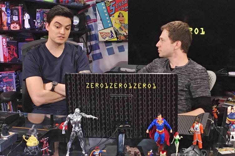 Tiago Leifert recebe Felipe Neto e relembra videogames antigos no ‘Zero1’