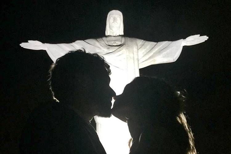 Jayme Matarazzo e a mulher Reprodução/Instagram