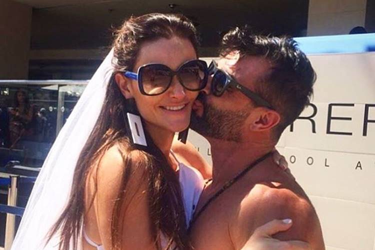 Horas antes do casamento, Laura Keller publica foto com Jorge Sousa