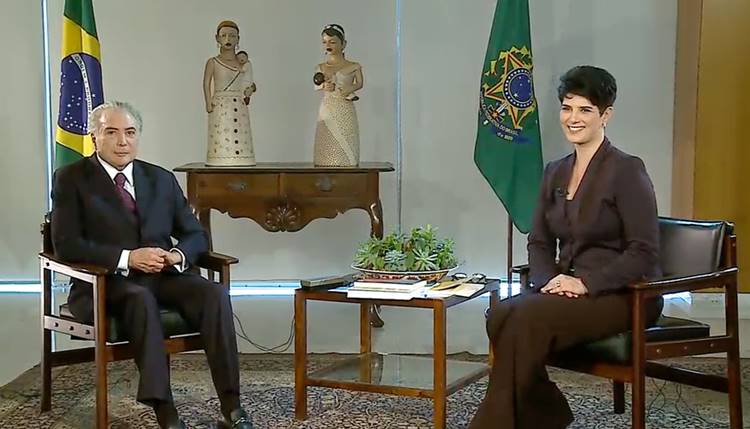 Mariana Godoy entrevista o presidente Michel Temer