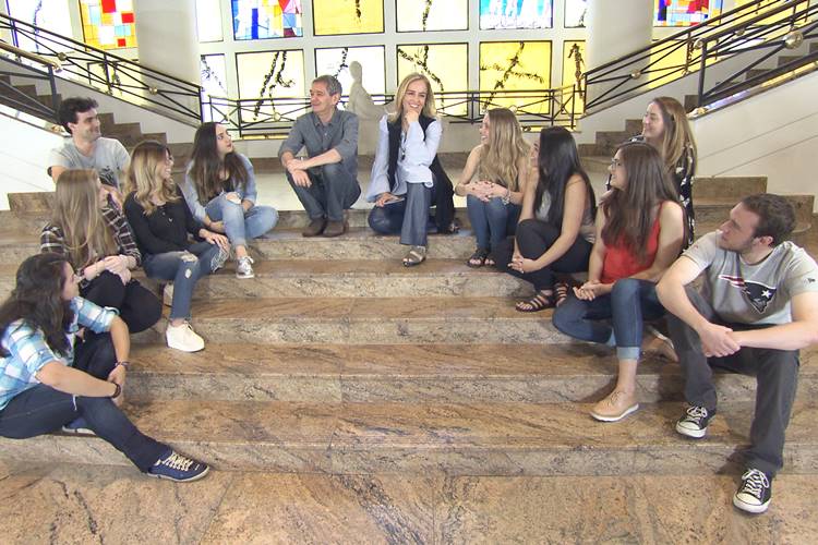 Serginho Groisman se junta à Angélica para um passeio nostálgico