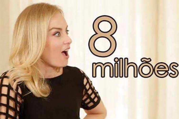 Angélica comemora 8 milhões de seguidores no Instagram Área VIP