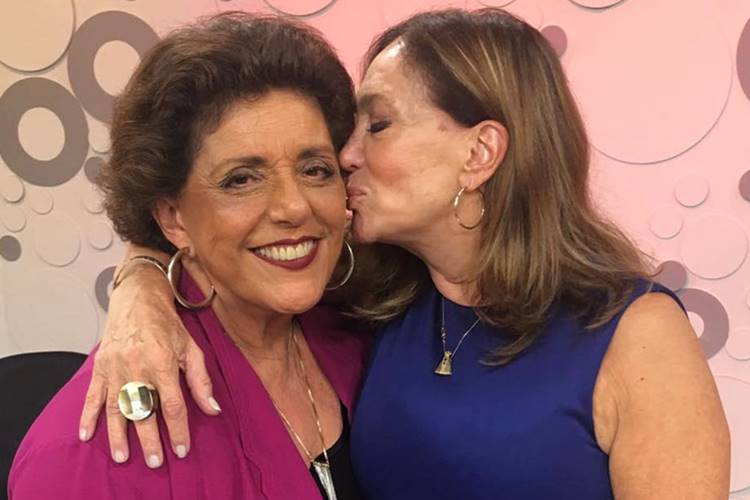 Susana Vieira homenageia Leda Nagle em foto publicada nas redes sociais