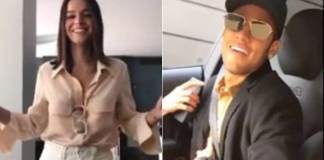 Neymar filma bruna Marquezine dançando (Instagram)