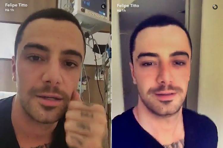 Felipe Titto recebe alta após infarto no miocárdio
