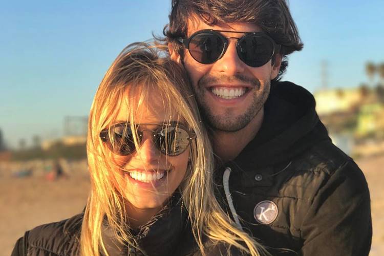 Kaká com a namorada