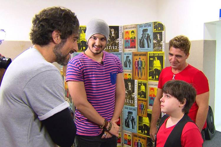 Luan Santana promove dia inesquecível a fã com ajuda de Marcos Mion, no Legendários