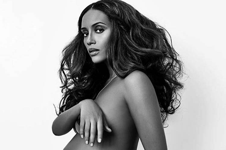 Com foto ousada, Taís Araújo relembra gravidez e parabeniza filha caçula