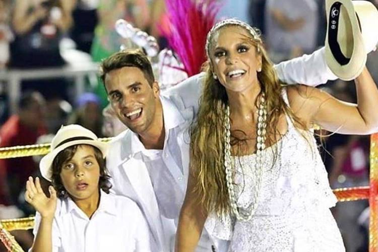 Ivete Sangalo com o filho e marido Ivete Sangalo com o filho e marido/Instagram