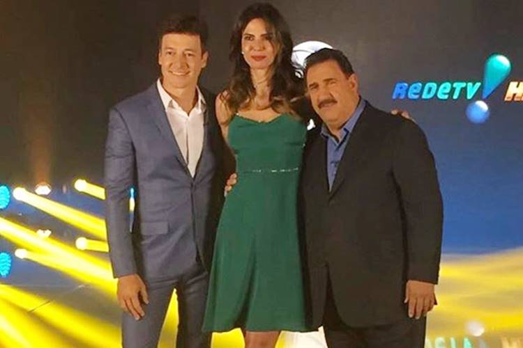 Rodrigo Faro, Luciana Gimenez e Ratinho gravam campanha juntos