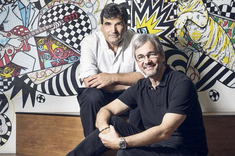 Autor Cao Hamburger e diretor Paulo Silvestrini Autor Cao Hamburger e diretor Paulo Silvestrini (Globo/Ramón Vasconcelos)