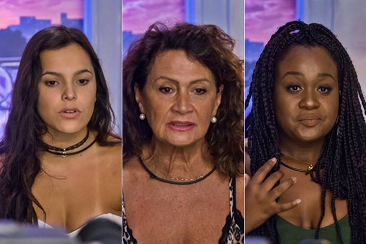 BBB17 - Emilly - Ieda - Roberta (Globo/Paulo Belote)