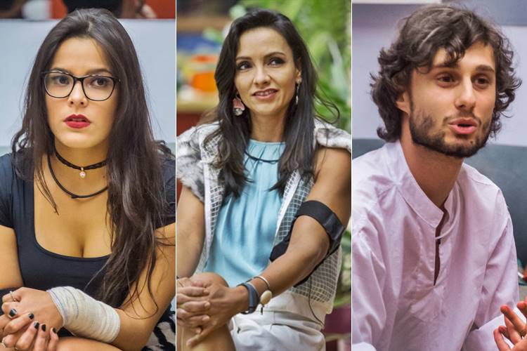 BBB17 - Emilly - Marinalva e Pedro BBB17 - Emilly - Marinalva e Pedro (Paulo Belote/Artur Meninea/Globo)