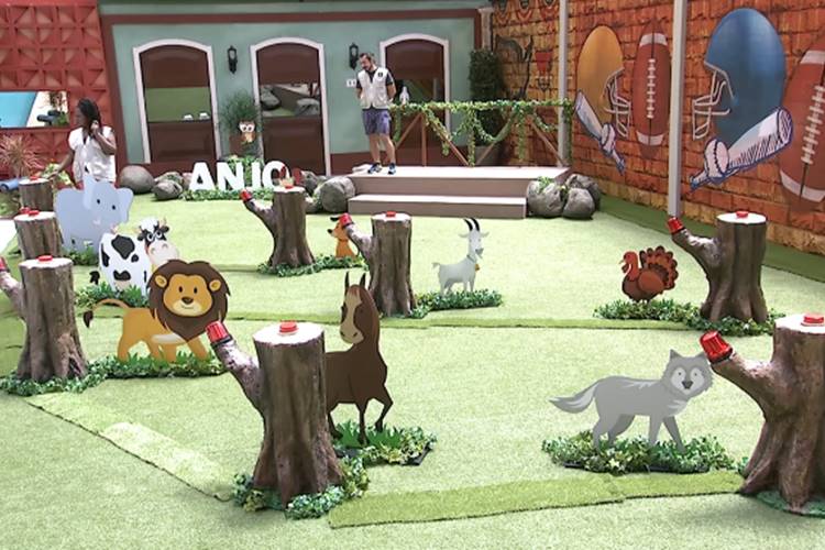 BBB17 - Prova do Anjo - Memória Animal BBB17 - Prova do Anjo - Memória Animal (Reprodução/TV Globo)