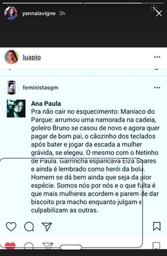 Post - Yanna Lavigne Post - Yanna Lavigne/Instagram