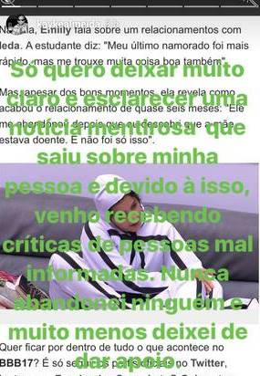 Print - ex de Emilly/Instagram