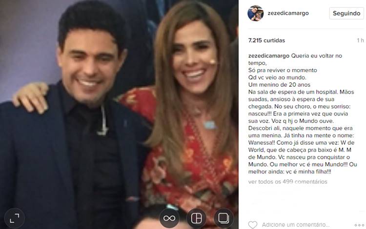 Zezé e Wanessa/Instagram