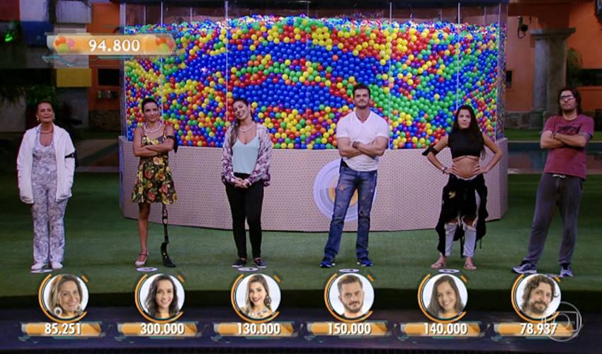 BBB17 - Prova de Luxo (Reprodução/TV Globo)