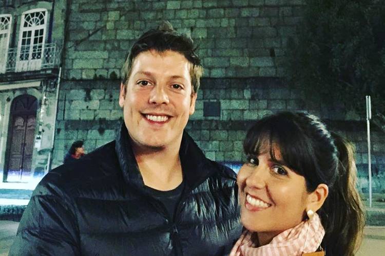 Fábio Porchat e Nataly Mega