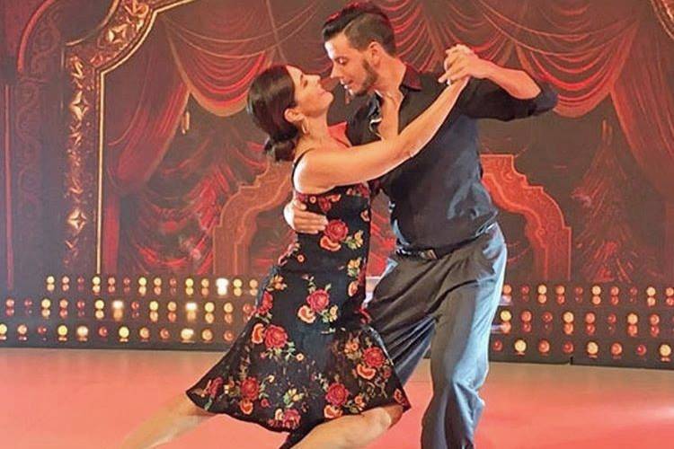 Fátima Bernardes dança tango no “Encontro” e vira sucesso nas redes sociais