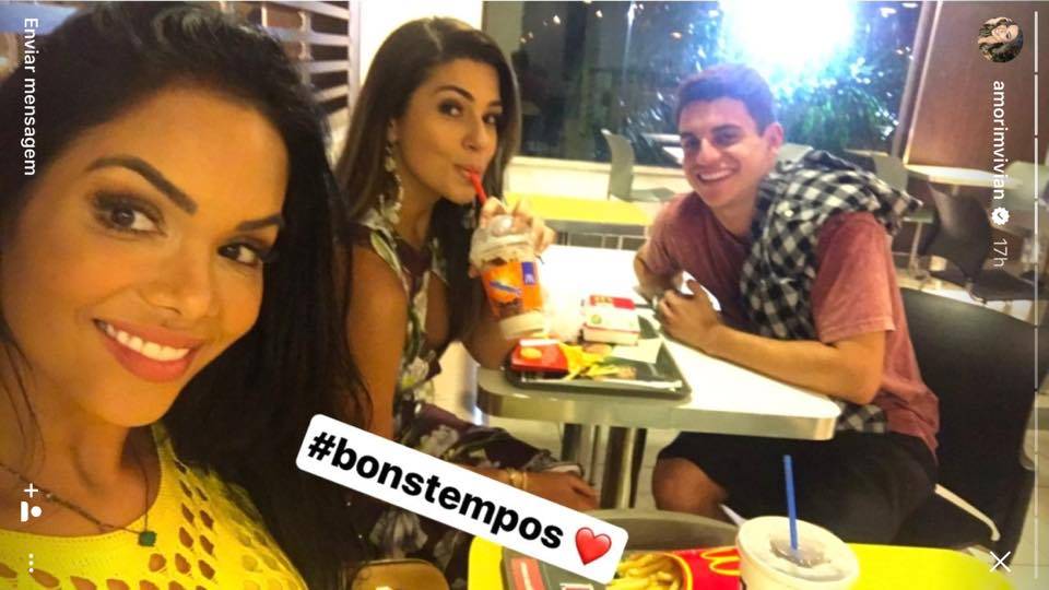 Vivian, Mayara e Manoel/Instagram