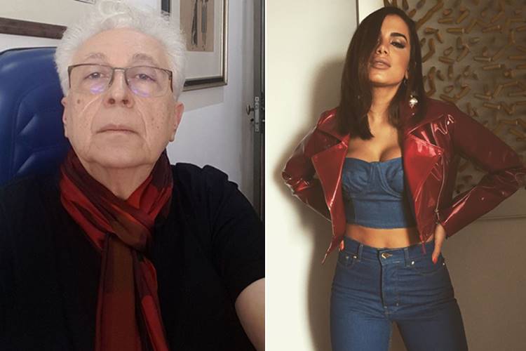 Aguinaldo Silva e Anitta/Instagram