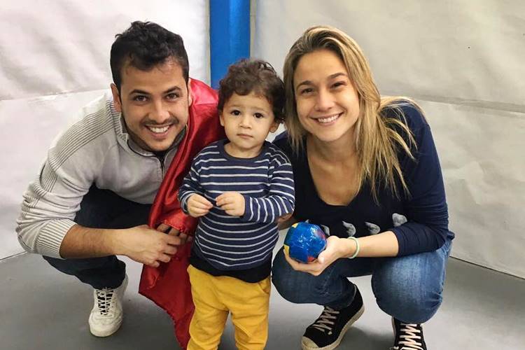 Matheus Braga, Gabriel e Fernanda Gentil/ Instagram