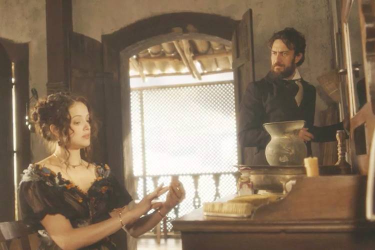 Novo Mundo - Domitila e Thomas (Reprodução/TV Globo)