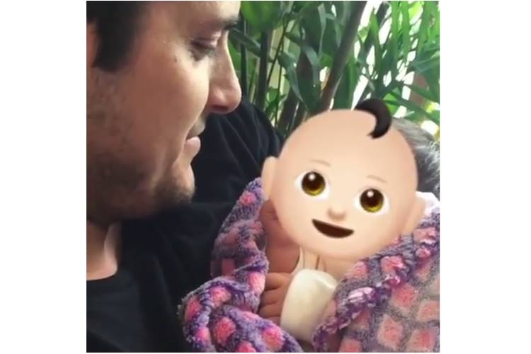 Bruno Gissoni aparece admirando Madalena – Veja o vídeo fofo!