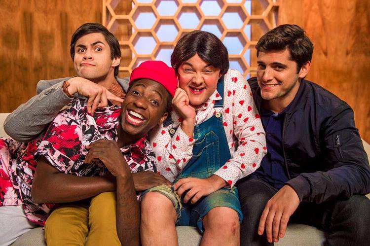 Mumuzinho, Lucas Veloso, Gui Santana e Bruno Gissoni (Reprodução/Instagram)