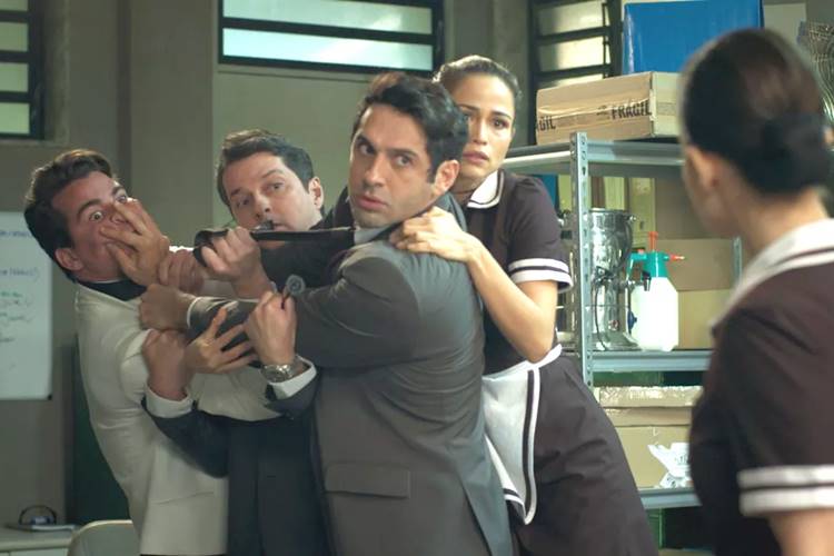 Pega Pega - Ladrões discutem (Reprodução/TV Globo)