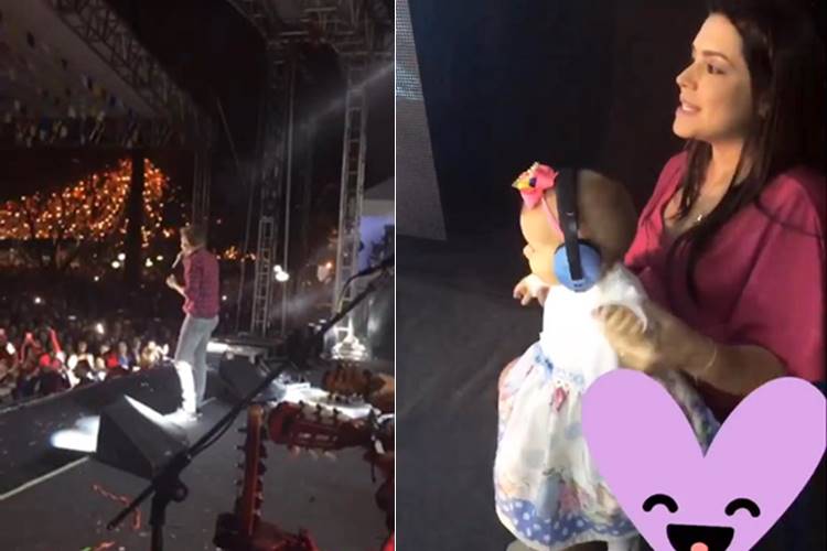 Michel Teló, Melinda e Thais Fersoza/ Instagram Stories