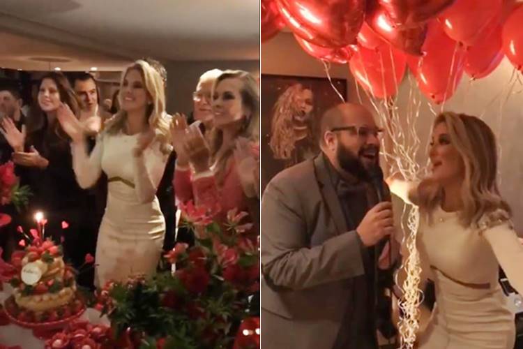 Ticiane Pinheira e convidados (Reprodução/ Instagram Stories/TicianePinheiro)