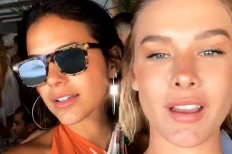 Bruna Marquezine e Fiorella Mattheis (Reprodução/Instagram Stories)