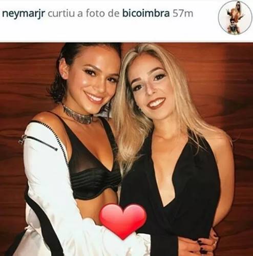 Curtida de Neymar (Reprodução/Quem)