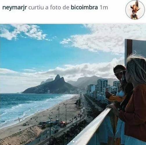 Curtida de Neymar (Reprodução/Quem)