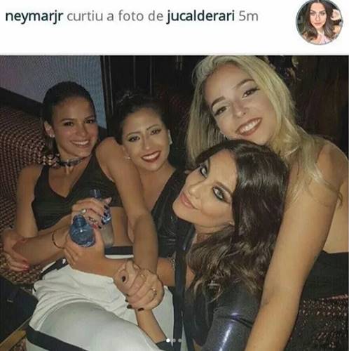 Curtida de Neymar (Reprodução/Quem)