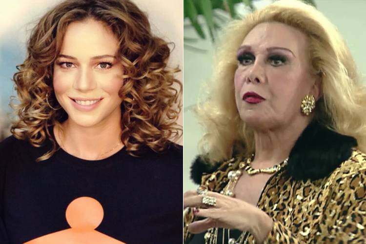 Leandra Leal e Rogéria (Reprodução/ Instagram e TV Globo)