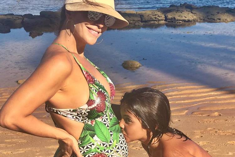 Ivete Sangalo com o filho/Instagram