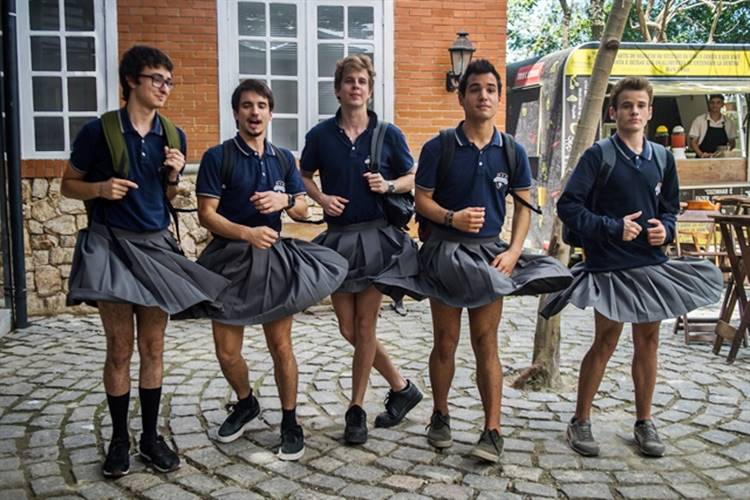 Malhação - Alunos fazem manifestação (Globo/Raquel Cunha)