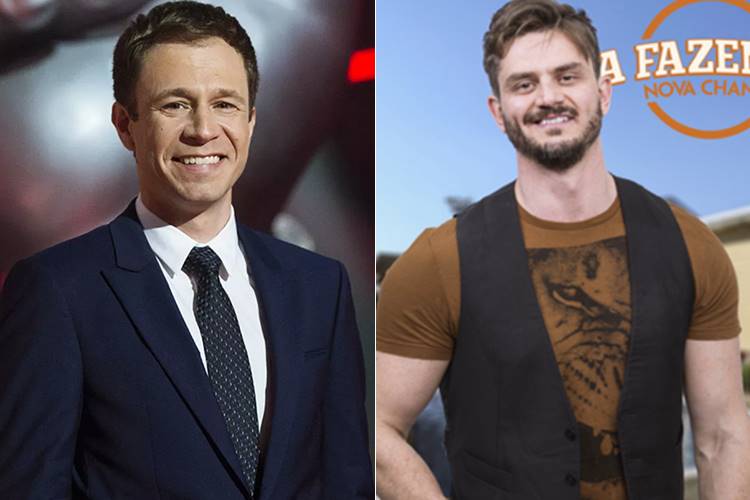 Tiago Leifert e Marcos Harter (Reprodução/Gshow e Record/ Foto: Estevam Avellar)